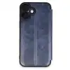 Apple İphone 16 Plus Kılıf Flip Cover - Lacivert