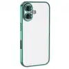 Apple İphone 16 Plus Kılıf Razer Lensli Silikon - Turkuaz