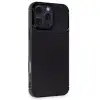 Apple İphone 16 Pro Kılıf Auto Focus Karbon Kapak - Siyah