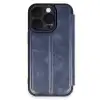 Apple İphone 16 Pro Kılıf Flip Cover - Lacivert