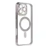Apple İphone 16 Pro Kılıf Joke Simli Magneticsafe Kılıf - Pembe
