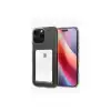 Apple İphone 16 Pro Kılıf Kart Şeffaf Silikon - Şeffaf