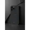 Apple İphone 16 Pro Kılıf Kelvin Kartvizitli Silikon - Siyah