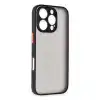 Apple İphone 16 Pro Kılıf Montreal Silikon Kapak - Siyah