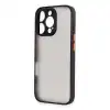 Apple İphone 16 Pro Kılıf Montreal Silikon Kapak - Siyah