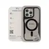 Apple İphone 16 Pro Max Kılıf Boyi Magsafe Silikon Kapak - Gümüş