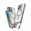 Apple İphone 16 Pro Max Kılıf Enka Magsafe Silikon Kılıf - Titan Gri