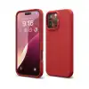 Apple İphone 16 Pro Max Kılıf Nano İçi Kadife Silikon - Kırmızı