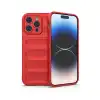 Apple İphone 16 Pro Max Kılıf Optimum Silikon - Kırmızı