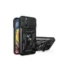Apple İphone 16 Pro Max Kılıf Pars Lens Yüzüklü Silikon - Siyah