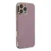 Apple İphone 16 Pro Max Kılıf Volet Silikon - Mor