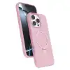 Apple İphone 16 Pro Max Regal Magsafe Standlı Kapak - Açık Pembe