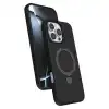Apple İphone 16 Pro Max Regal Magsafe Standlı Kapak - Siyah