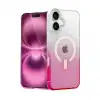 Apple İphone 16 Pummel Shiny Magsafe Kapak - Pembe