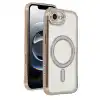 Apple İphone 16e Joke Simli Magneticsafe Kılıf - Gold