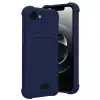 Apple İphone 16e Kelvin Kartvizitli Silikon - Lacivert