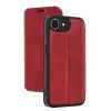 Apple İphone 16e Kılıf Flip Cover - Kırmızı