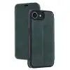 Apple İphone 16e Kılıf Flip Cover - Koyu Yeşil