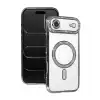 Apple İphone 17 Air Joke Simli Magneticsafe Kılıf - Gümüş