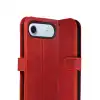 Apple İphone 17 Air Trend S Plus Kapaklı Kılıf - Kırmızı