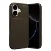 Apple İphone 17 Auto Focus Karbon Kapak - Kahverengi