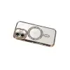 Apple İphone 17 Joke Simli Magneticsafe Kılıf - Gold