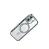 Apple İphone 17 Joke Simli Magneticsafe Kılıf - Mavi