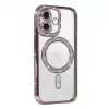 Apple İphone 17 Joke Simli Magneticsafe Kılıf - Pembe