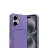 Apple İphone 17 Kelvin Kartvizitli Silikon - Lila