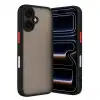 Apple İphone 17 Kılıf Montreal Silikon Kapak - Siyah