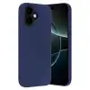 Apple İphone 17 Nano İçi Kadife Silikon - Lacivert