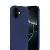 Apple İphone 17 Nano İçi Kadife Silikon - Lacivert