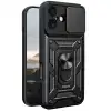 Apple İphone 17 Pars Lens Yüzüklü Silikon - Siyah