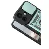 Apple İphone 17 Pars Lens Yüzüklü Silikon - Yeşil