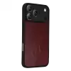 Apple İphone 17 Pro Aras Deri Kapak - Bordo