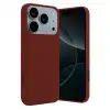 Apple İphone 17 Pro First Silikon - Bordo