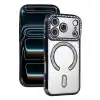 Apple İphone 17 Pro Joke Simli Magneticsafe Kılıf - Siyah