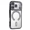 Apple İphone 17 Pro Joke Simli Magneticsafe Kılıf - Siyah