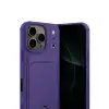 Apple İphone 17 Pro Kelvin Kartvizitli Silikon - Derin Mor