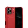 Apple İphone 17 Pro Kelvin Kartvizitli Silikon - Kırmızı