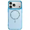 Apple İphone 17 Pro Live Diamond Magsafe Kapak - Mavi