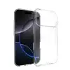 Apple İphone 17 Pro Lüx Şeffaf Silikon - Şeffaf