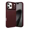 Apple İphone 17 Pro Max Auto Focus Karbon Kapak - Bordo