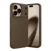 Apple İphone 17 Pro Max Auto Focus Karbon Kapak - Kahverengi