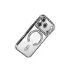 Apple İphone 17 Pro Max Joke Simli Magneticsafe Kılıf - Gümüş