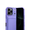 Apple İphone 17 Pro Max Kelvin Kartvizitli Silikon - Lila
