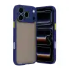 Apple İphone 17 Pro Max Kılıf Montreal Silikon Kapak - Lacivert