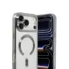 Apple İphone 17 Pro Max Kross Magneticsafe Kapak - Gümüş