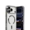 Apple İphone 17 Pro Max Kross Magneticsafe Kapak - Gümüş