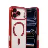 Apple İphone 17 Pro Max Kross Magneticsafe Kapak - Kırmızı